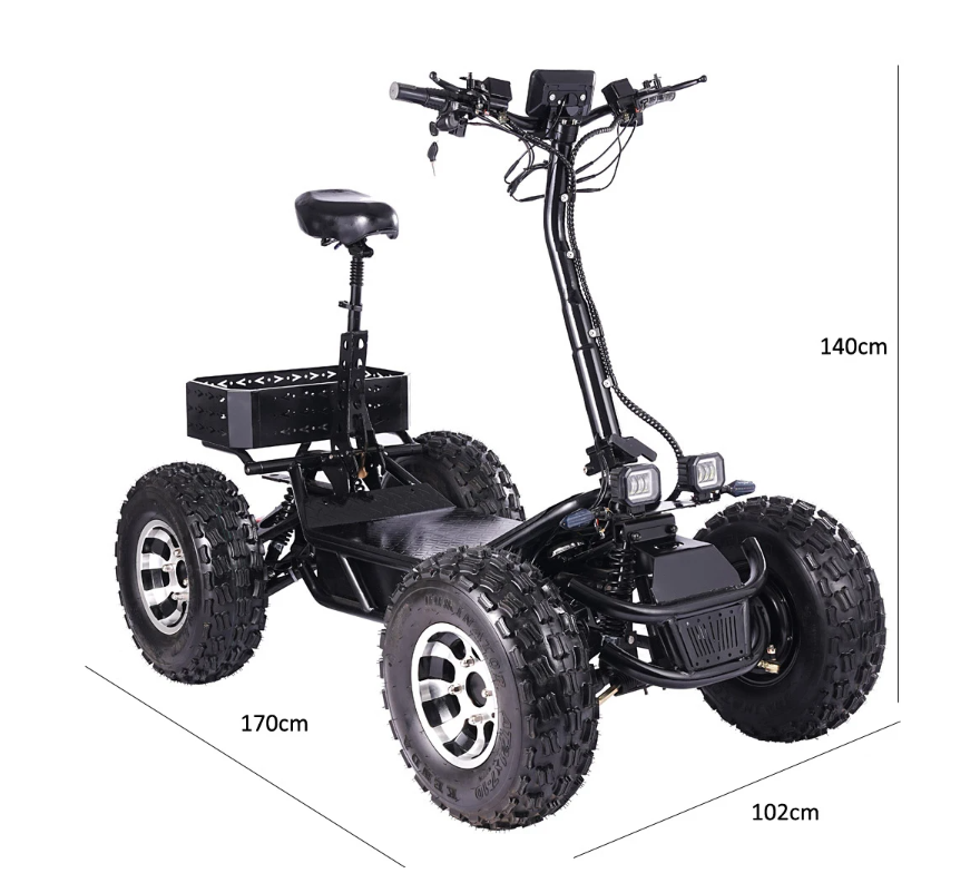 성인용 4륜 전기 ATV 스쿠터, 미니 카트, 8000 - 60V 50Ah Electric Scooter Battery 리뷰 및 가격